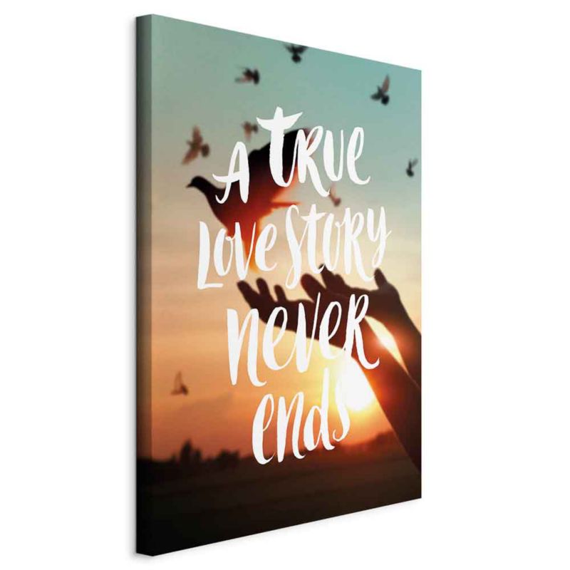 Obraz Artgeist Love Story 40 x 60 cm płótno włoskie 1 szt