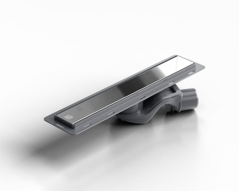 Odpływ liniowy Lambro srebrny połysk 40cm 1 szt.