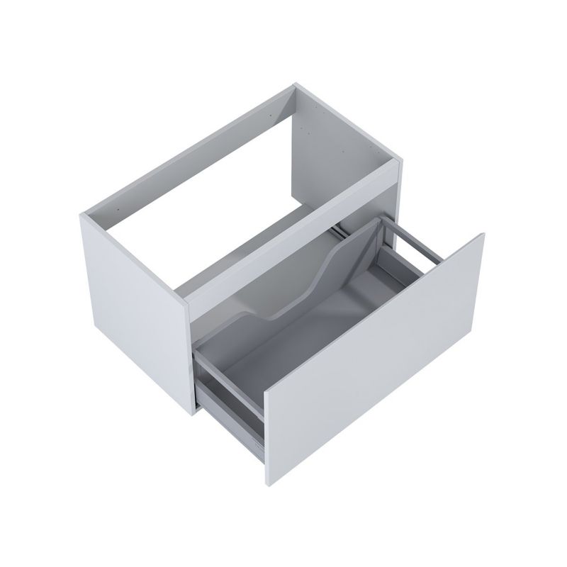 Szafka podumywalkowa Oltens Vernal 80 cm wisząca, szary mat, QuietClose, MDF, 1 szt.