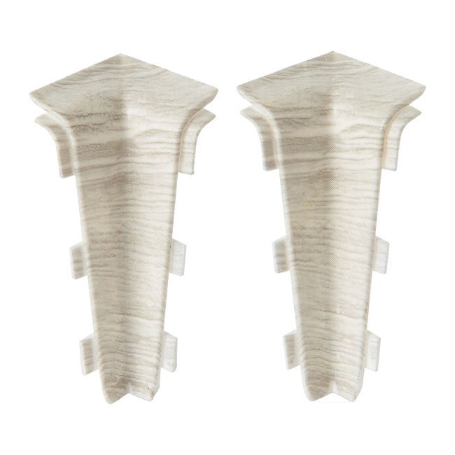 Narożnik wewnętrzny do listwy GoodHome Core PCV 75 mm decor 605 2 szt.