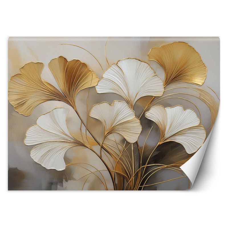 Fototapeta Feeby Liście Botanica Beżowy 200x140 1 szt