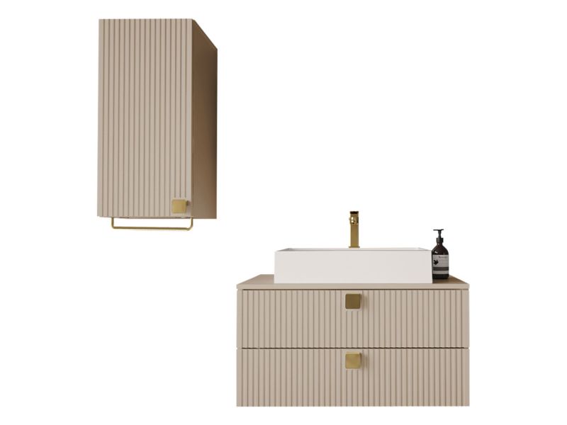 Meble łazienkowe MIRJAN 24 Gariano IV piasek pustyni 1 kpl.