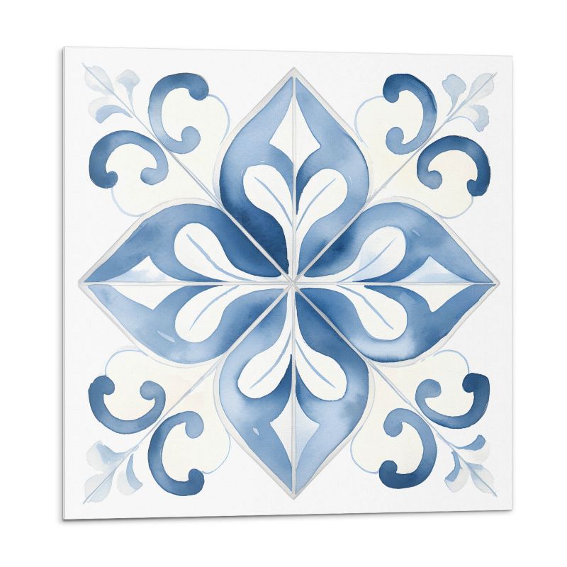 Kafelki samoprzylepne Wallfluent 20x20 cm Wzór kwiatów na płytkach 20 szt.