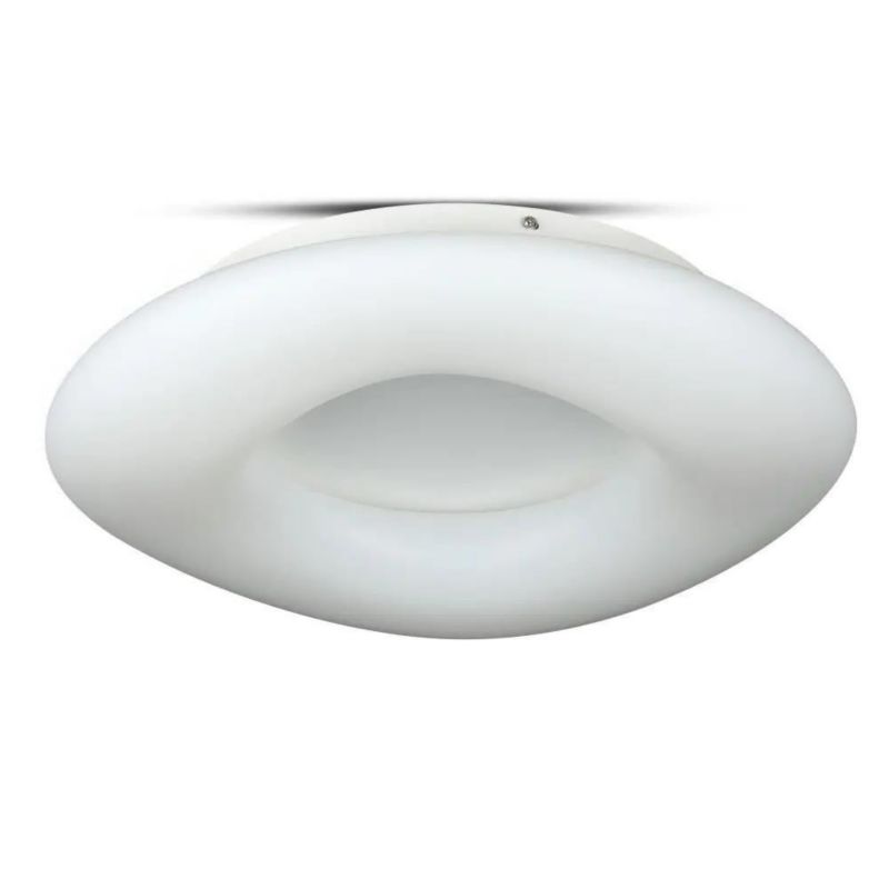 Lampa sufitowa wisząca V-TAC Vt-7752 biała wym: 13 x 75 x 75 cm wbudowany LED 80W 1 szt.