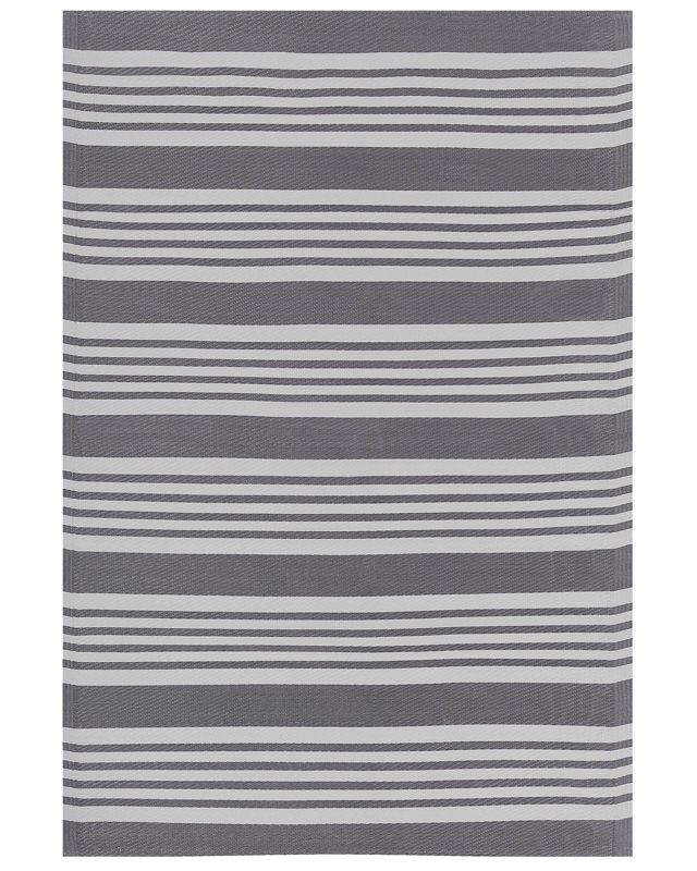 Dywan zewnętrzny 120 x 180 cm szary Delhi 1 szt.