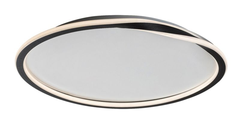 Plafon sufitowy Rabalux Mathiola biało-czarny LED 40W 4000K 2200lm IP20 wym: 6 x 56 x 56 cm metal - 1 szt.