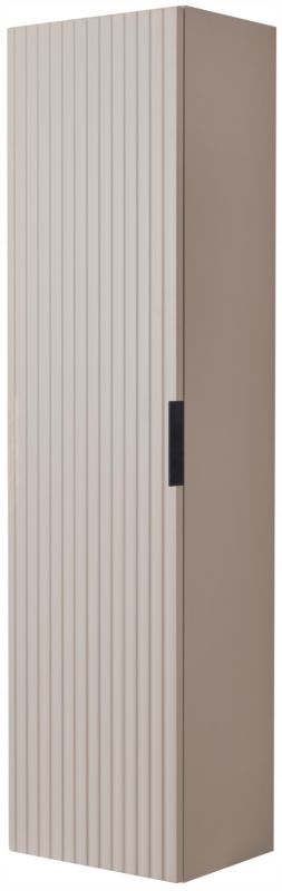 Słupek łazienkowy Furnidea 136 cm Flow wiszący ryflowany front MDF kaszmir 1 szt.