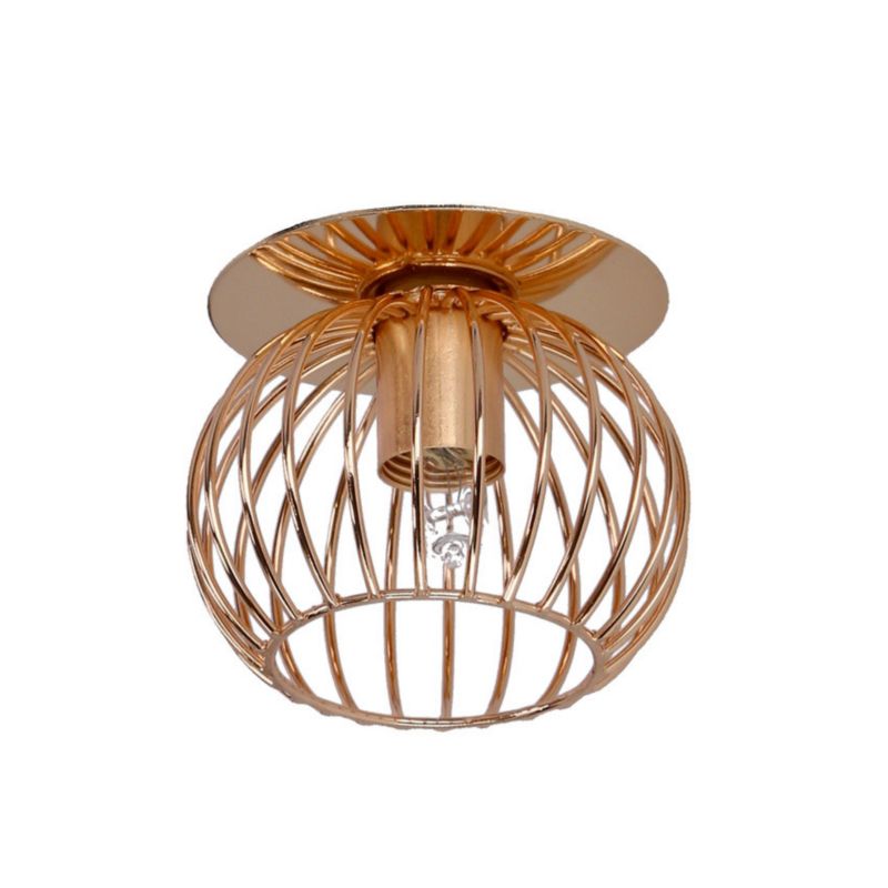 Lampa sufitowa wisząca Candellux Sk złota wym: 6,5 x 9 x 9 cm 1xG9 x 40W 1 szt.