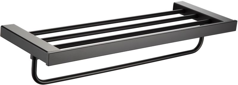 Półka na ręczniki Mexen Pavo czarna 60x11 cm 4 szt.