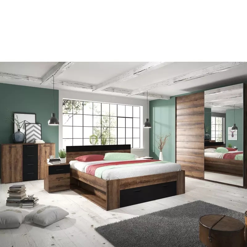 Zestaw mebli do sypialni dąb monastery BETA