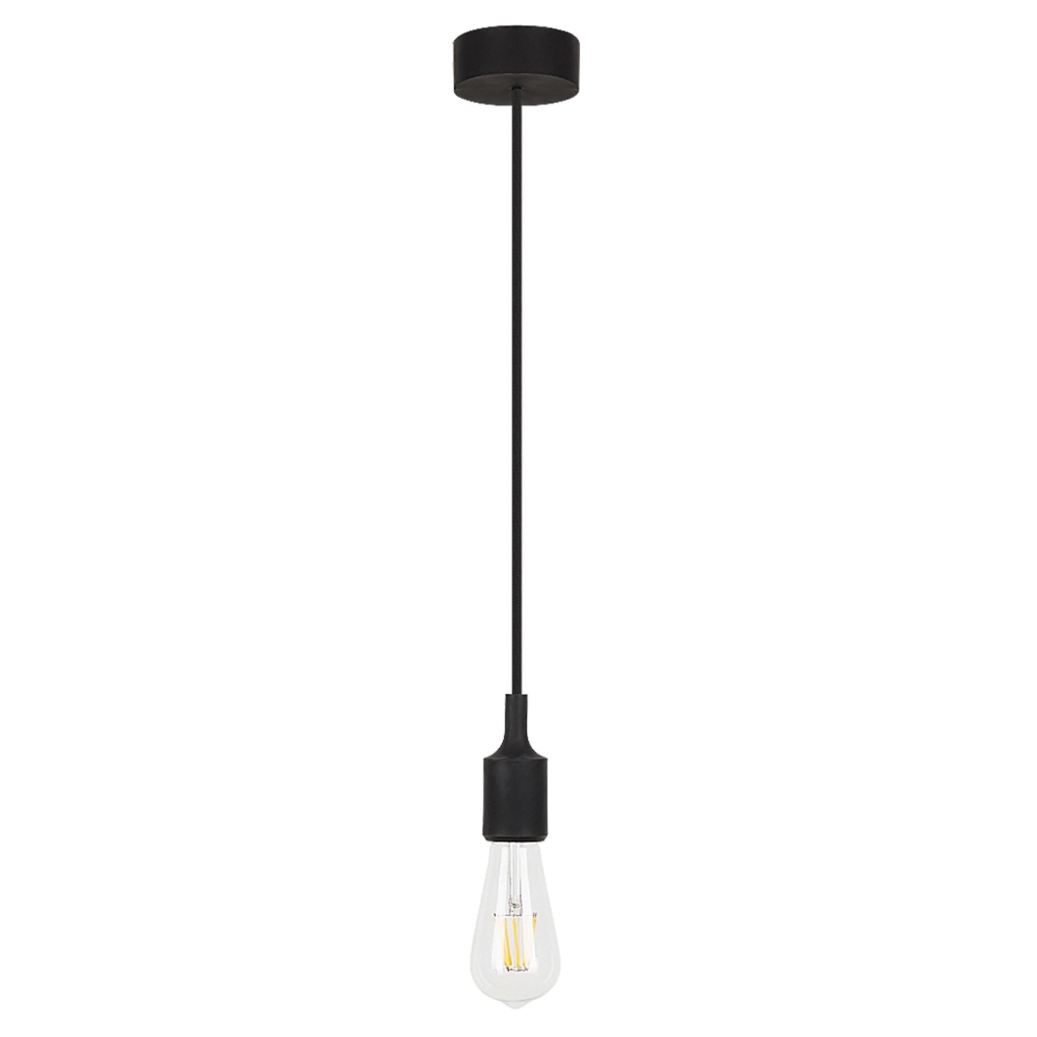 Rabalux Lampa sufitowa Roxy 1xE27 40W czarna