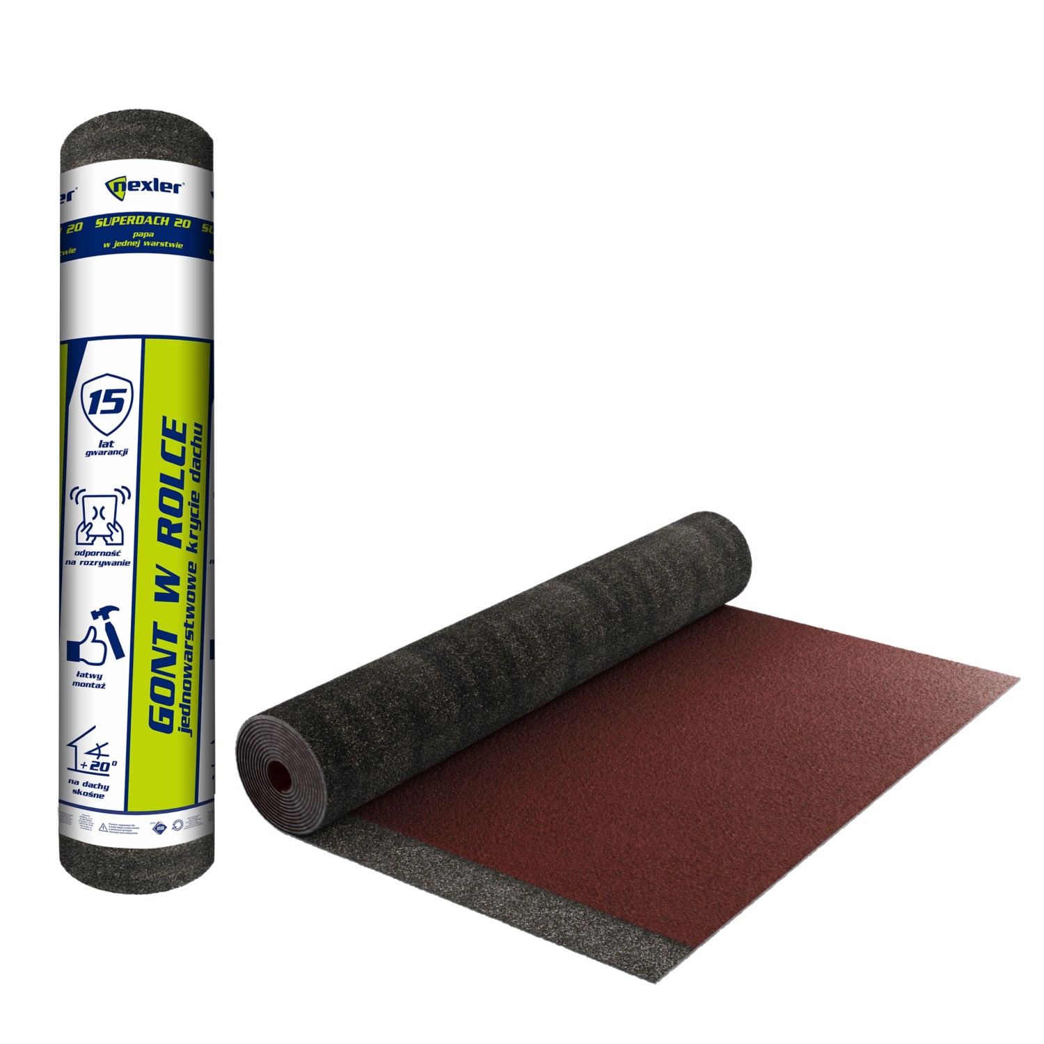 NEXLER Superdach 20 czerwona 10 m2