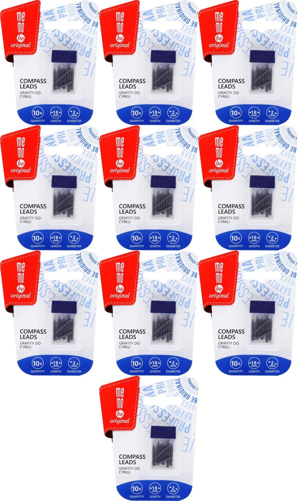 10x Grafity do cyrkli MemoBe, 10 sztuk