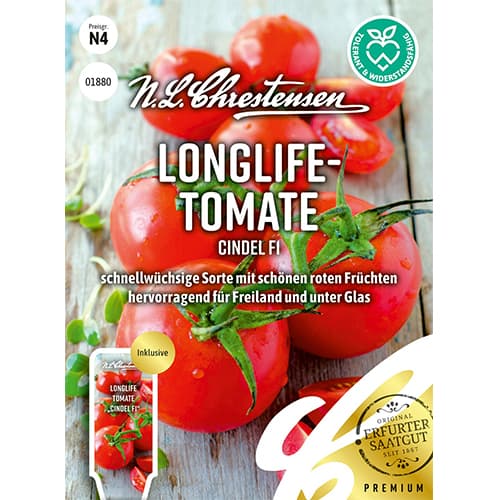 1 szt, Longlife-Tomate Cindel F1 - Samen: Ilość w opakowaniu: 1 Stück