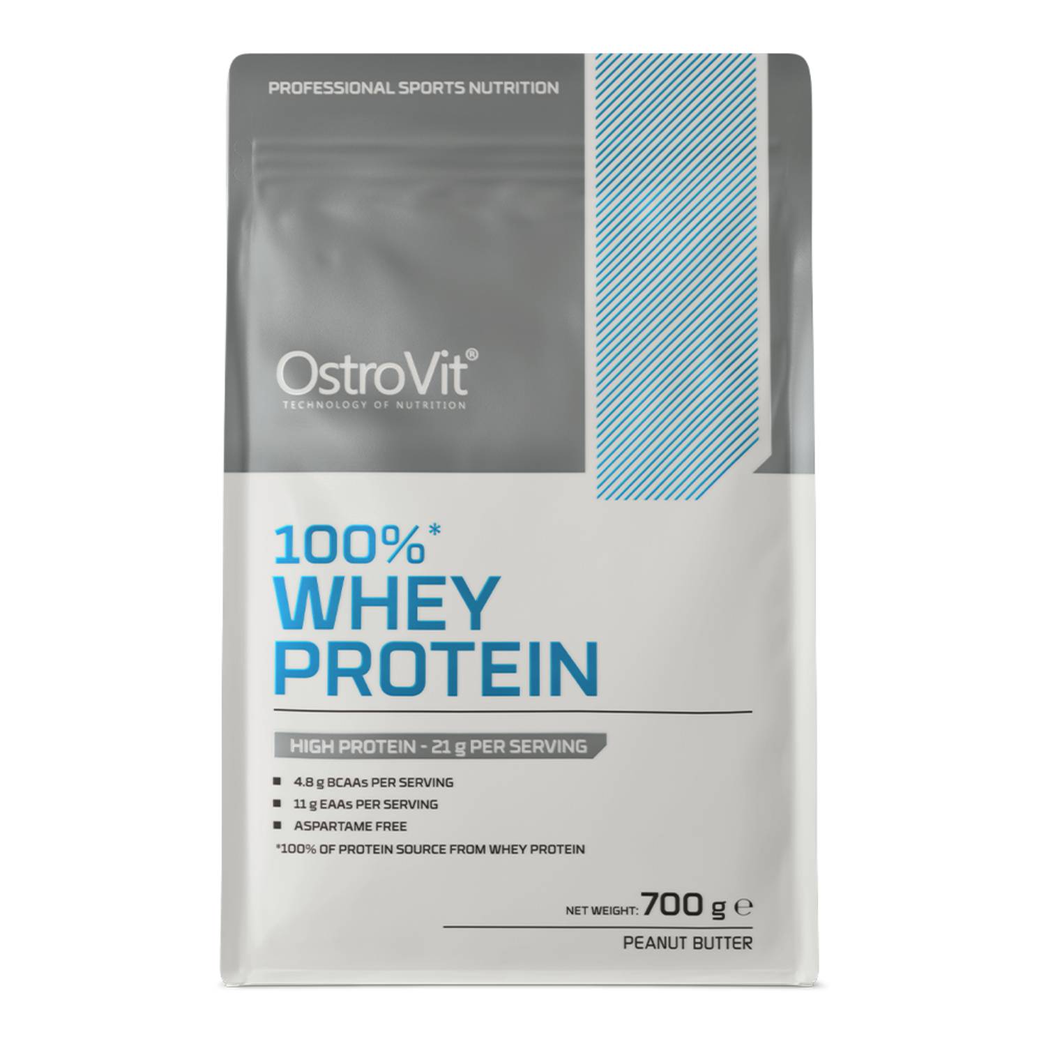 Ostrovit 100% whey protein o smaku masła orzechowego, 700 g