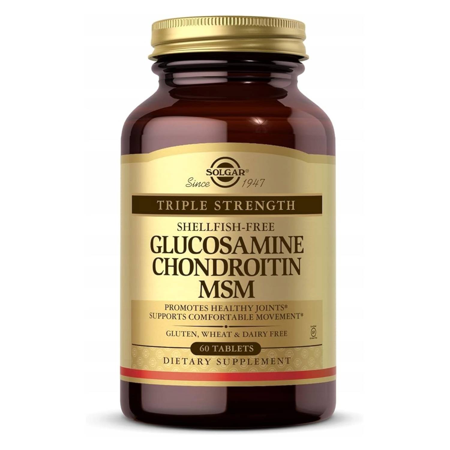 Solgar glucosamine chondroitin msm, 60 tabletek