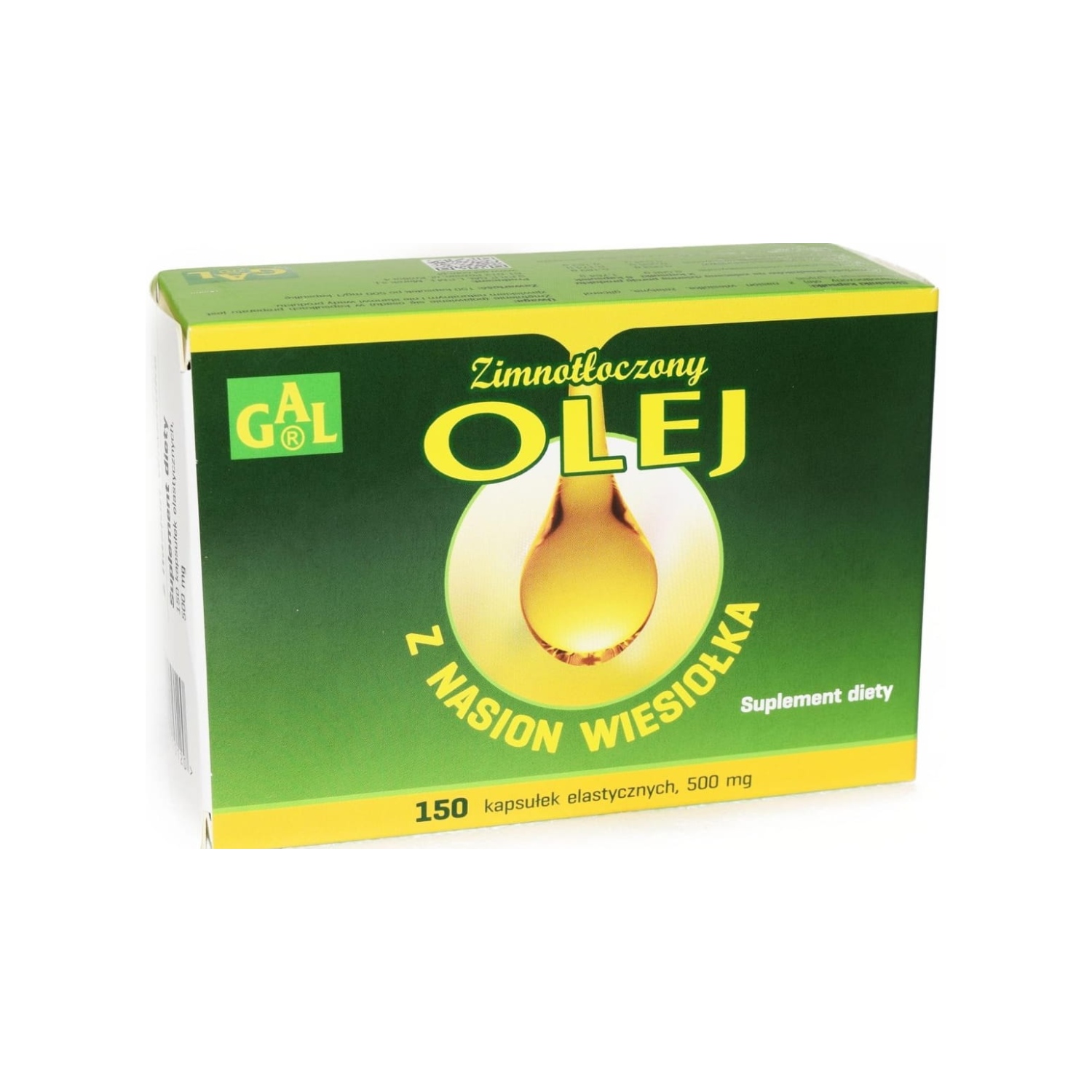 Gal zimnotłoczony olej z nasion wiesiołka, 150 kapsułek