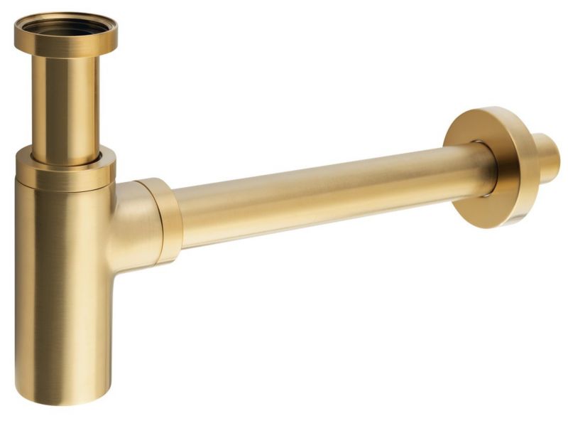 Syfon umywalkowy Sapho złoty mat ABS odpływ 32mm okrągły 1szt