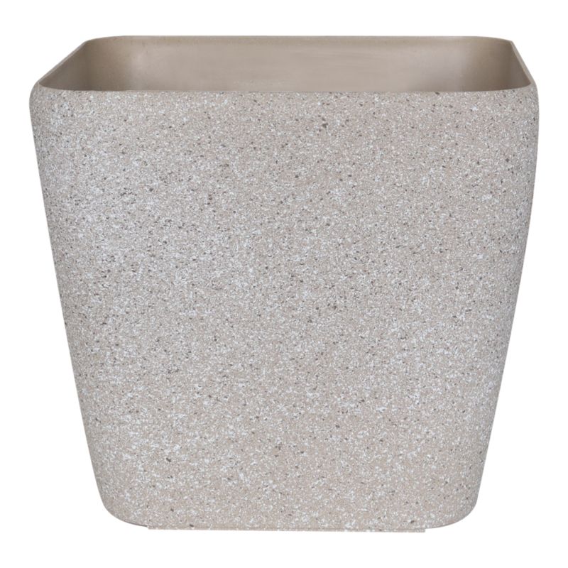 Donica Verve plastikowa kwadratowa 28 cm beżowa