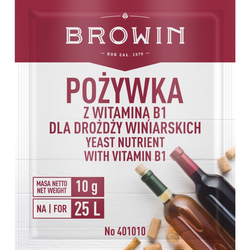 Pożywka do wina z witaminą B1 10 g