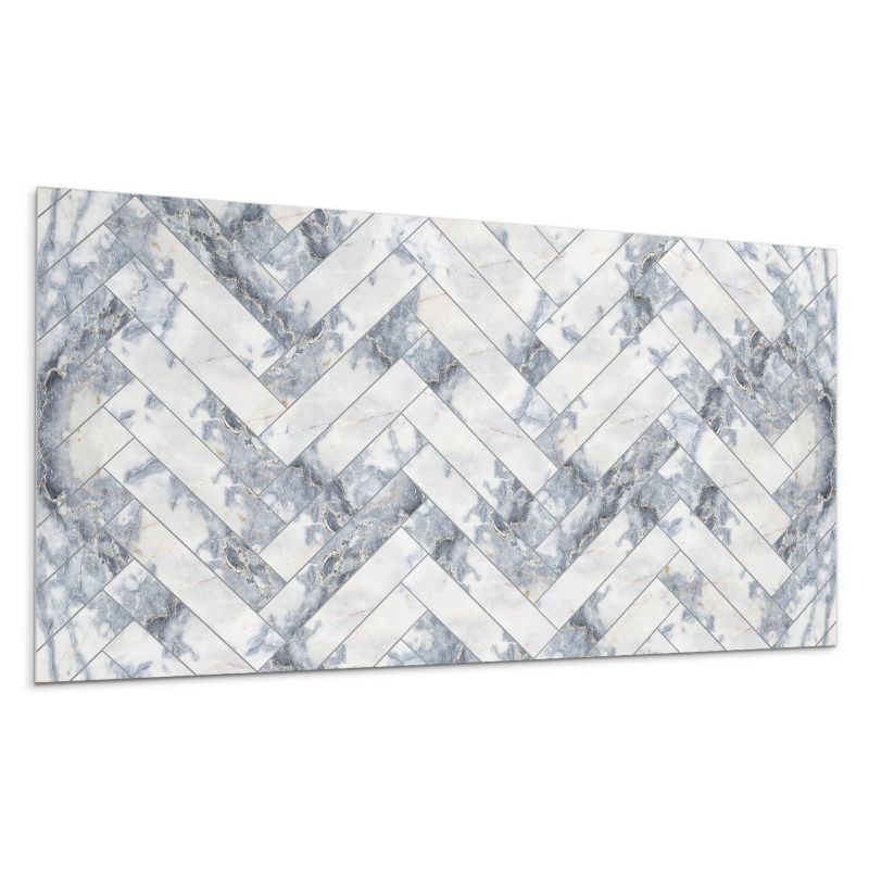 Panel samoprzylepny Wallfluent 100x50 cm Marmurowa jodełka w stylu 1 szt.