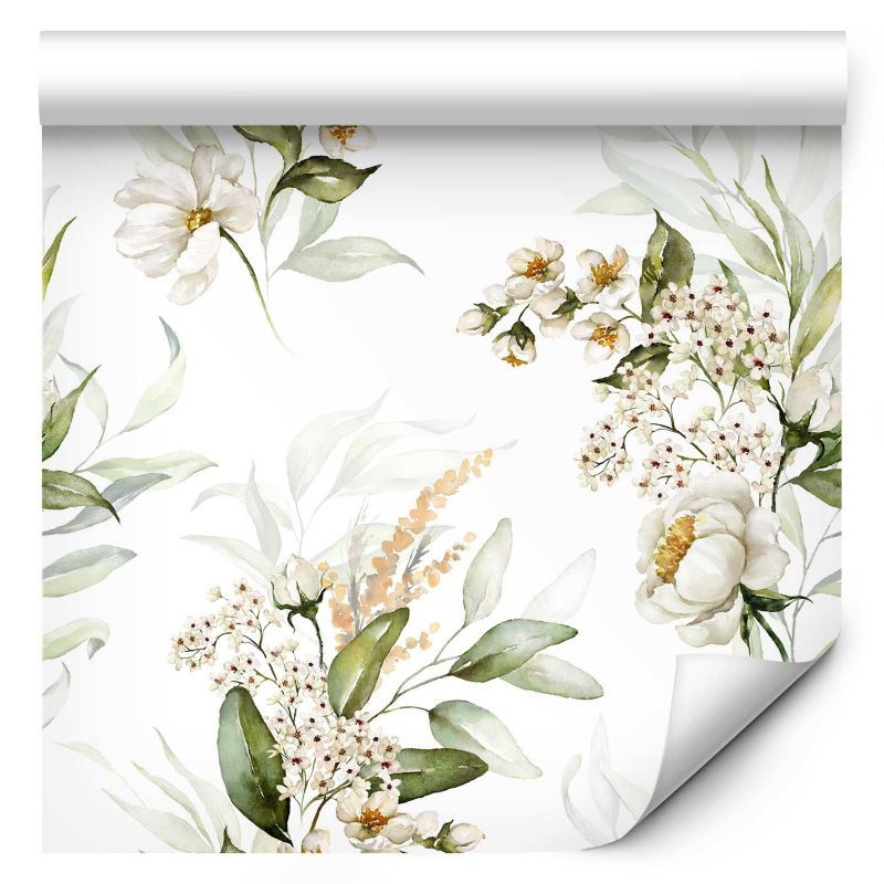 Tapeta flizelinowa Artgeist 110g/m2 Kwiaty wielokolorowa 50x1000 (10 części) 10053ja rolka 1 szt