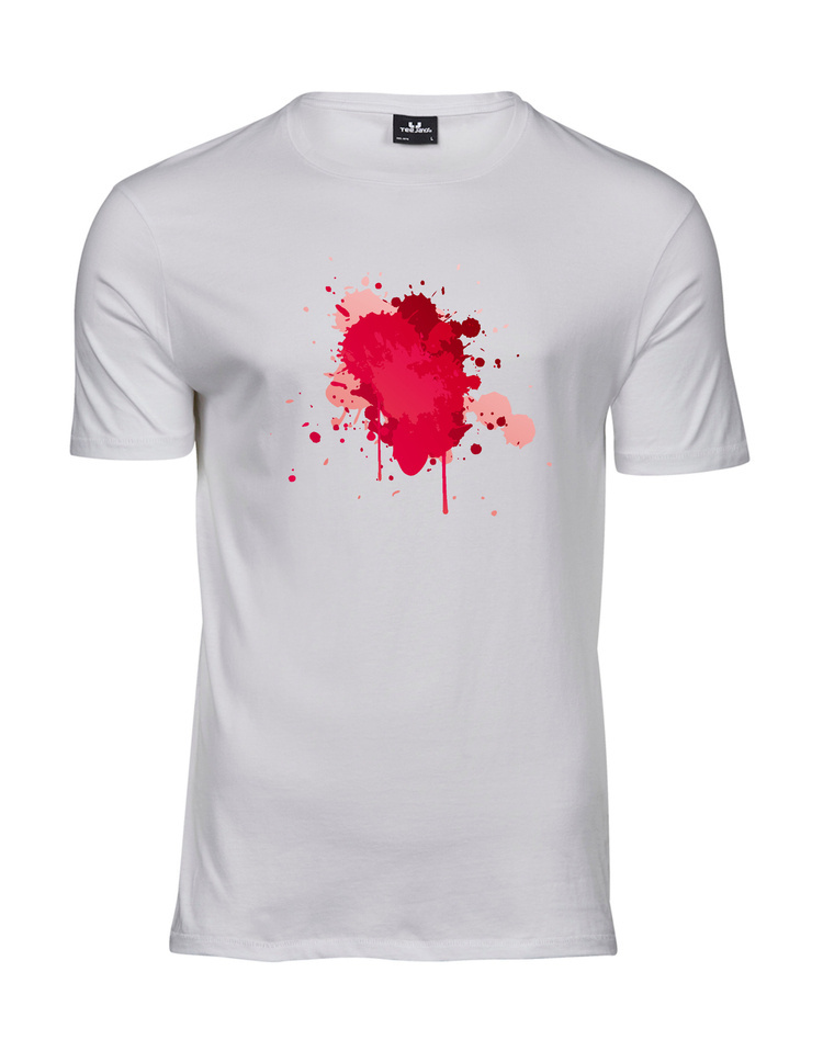 Koszulka męska T-Shirt | Red Splash | Luxury Elite Gent