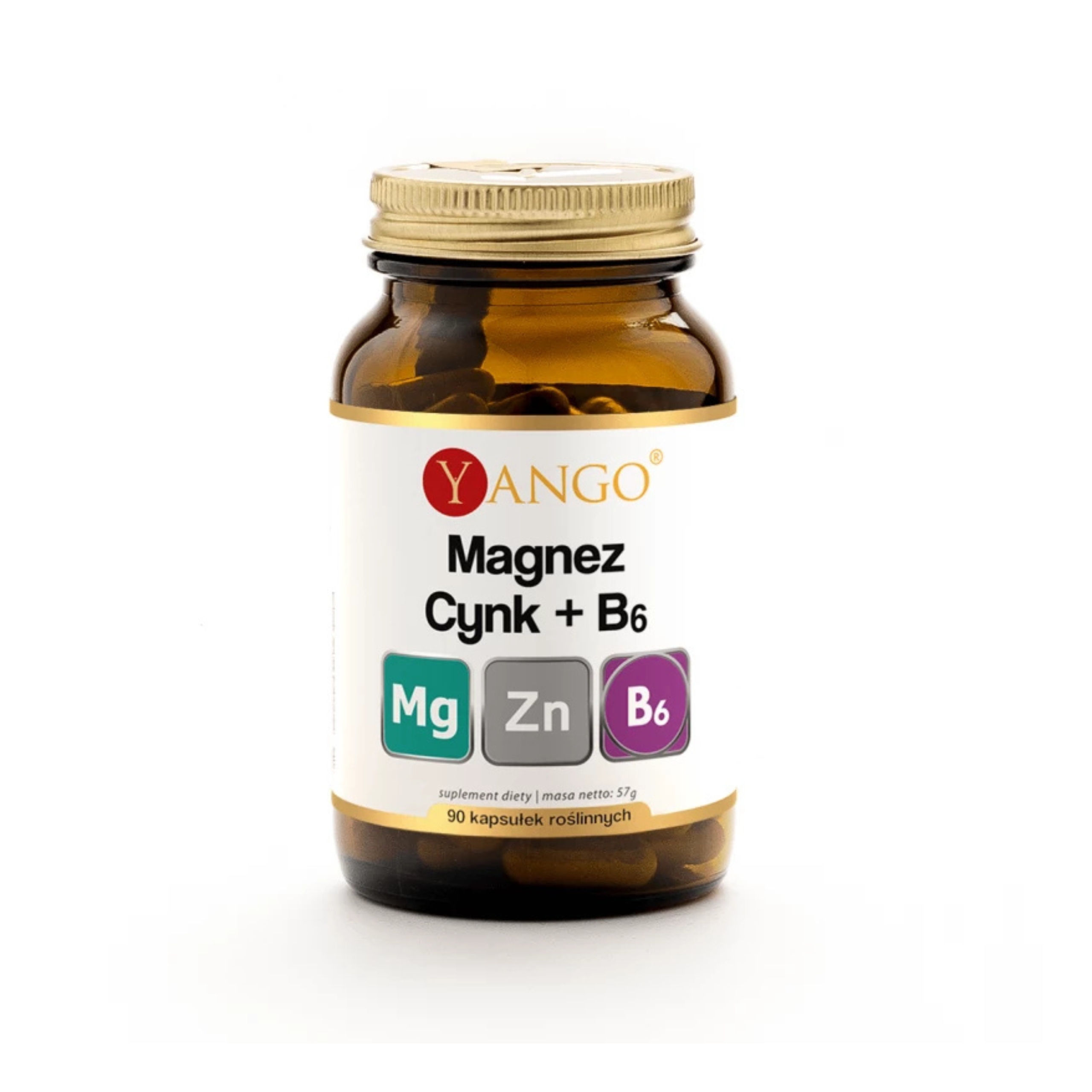 Yango magnez+cynk+b6, 90 kapsułek