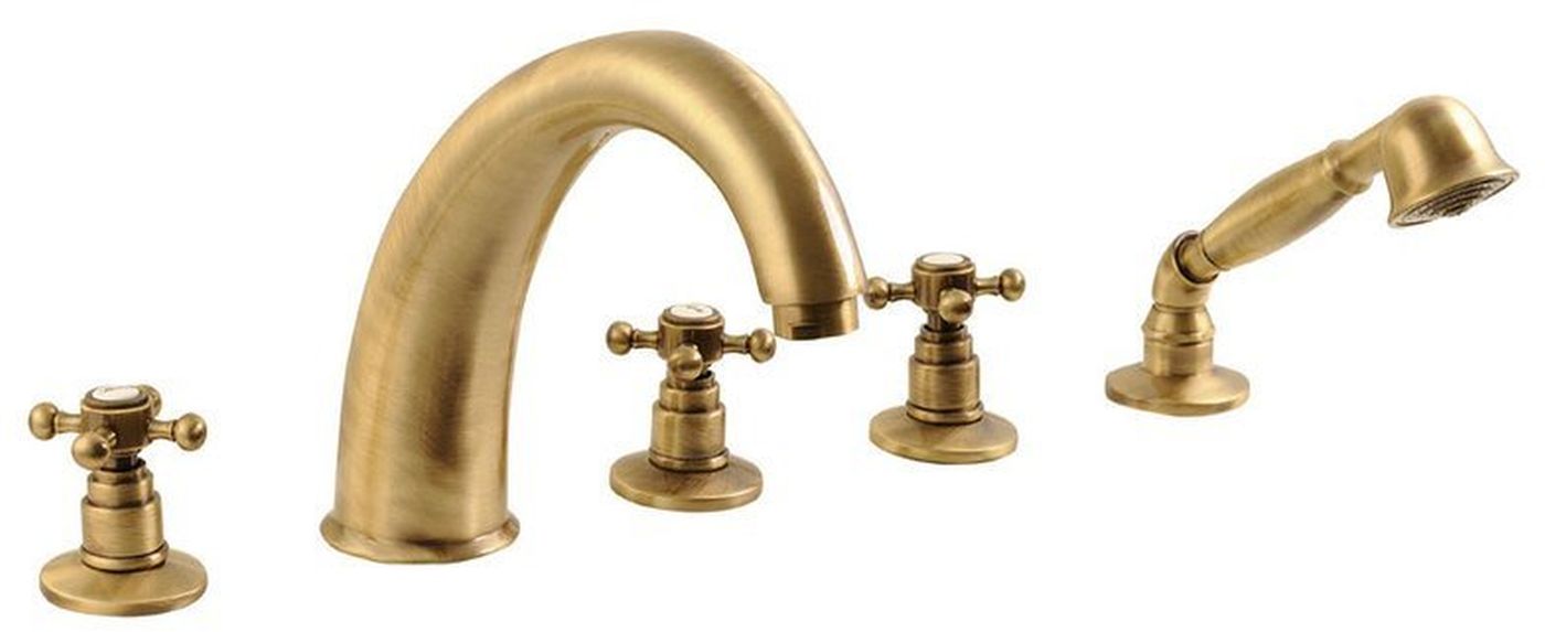 Sapho Antea bateria wannowo-prysznicowa 5-otworowa brąz 3316