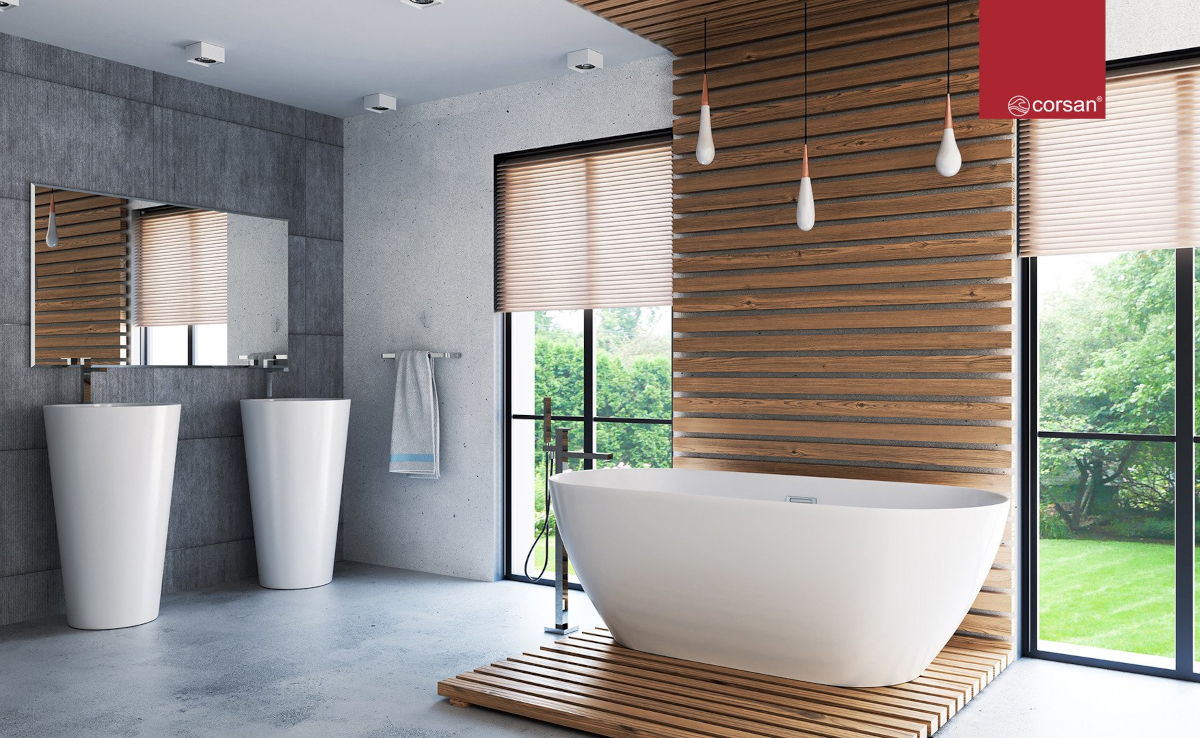 Corsan Olvena wanna wolnostojąca 170x80 cm owalna biała E-041XLWANNA