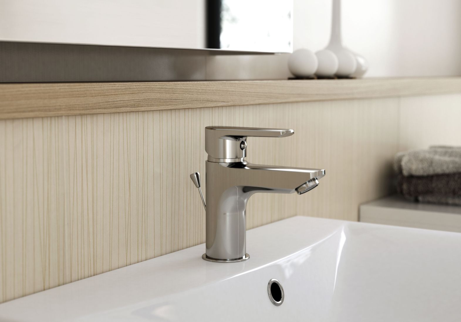 Cersanit Vero bateria umywalkowa stojąca chrom S951-042