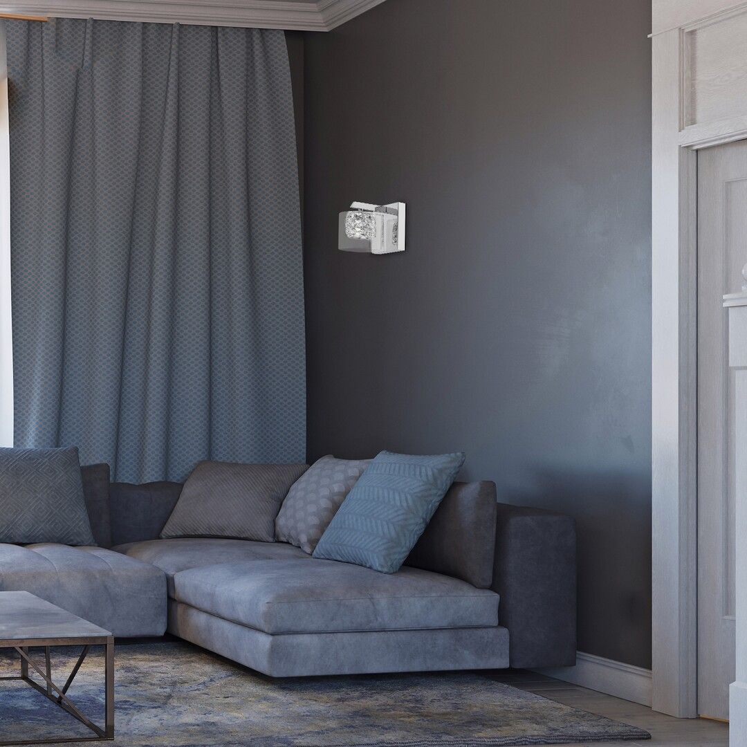 Rabalux Duchess kinkiet 1x40W chrom/przezroczysty 3113