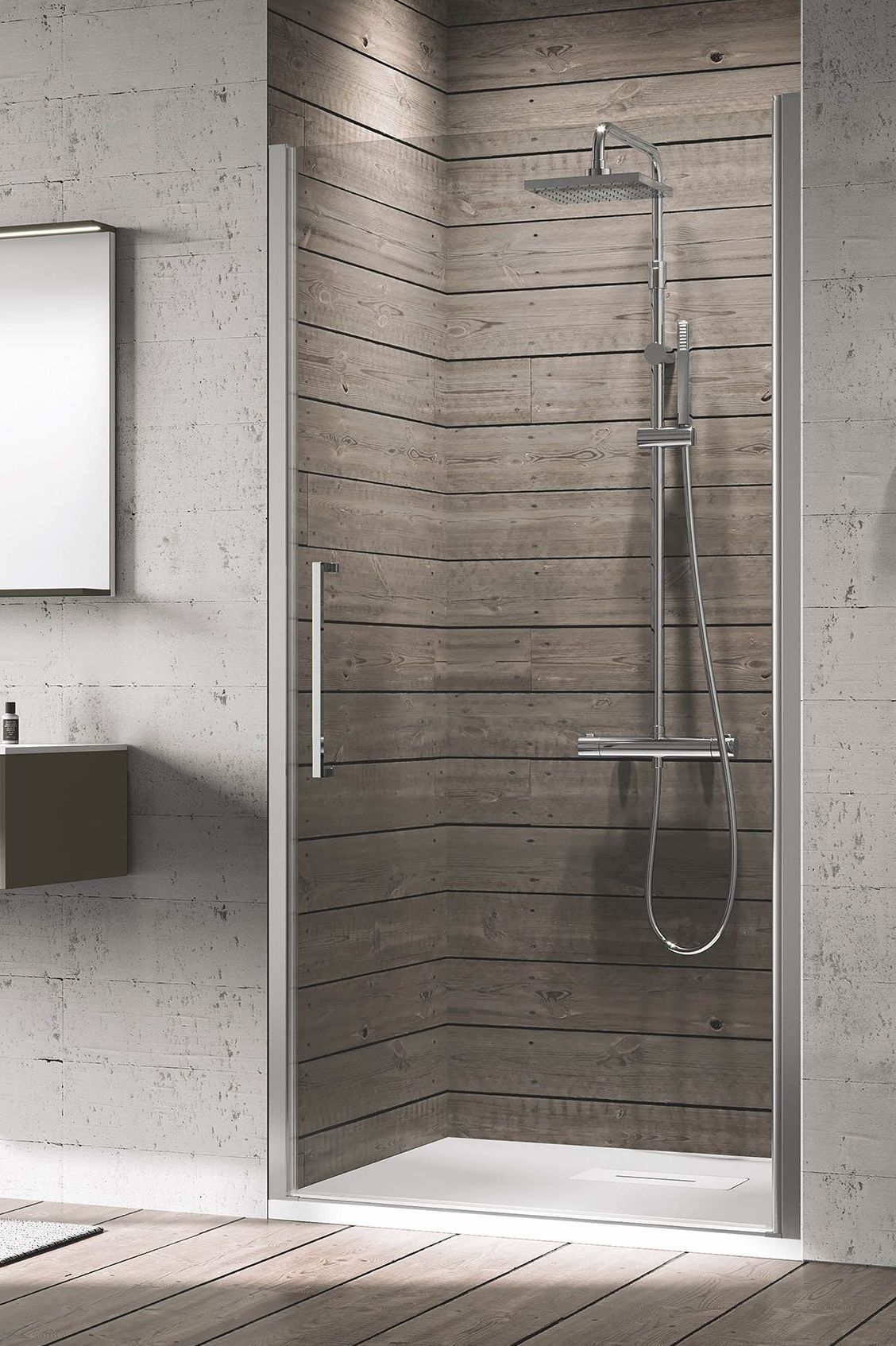 Novellini Young 1B drzwi prysznicowe 92 cm srebrny/szkło przezroczyste Y21B92-1B