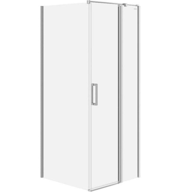 CERSANIT Kabina prysznicowa kwadratowa MODUO prawa 80x80x195 cm chrom