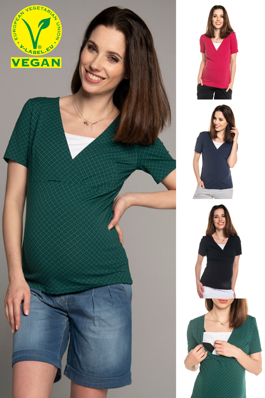 Bluzka ciążowa i do karmienia Simone