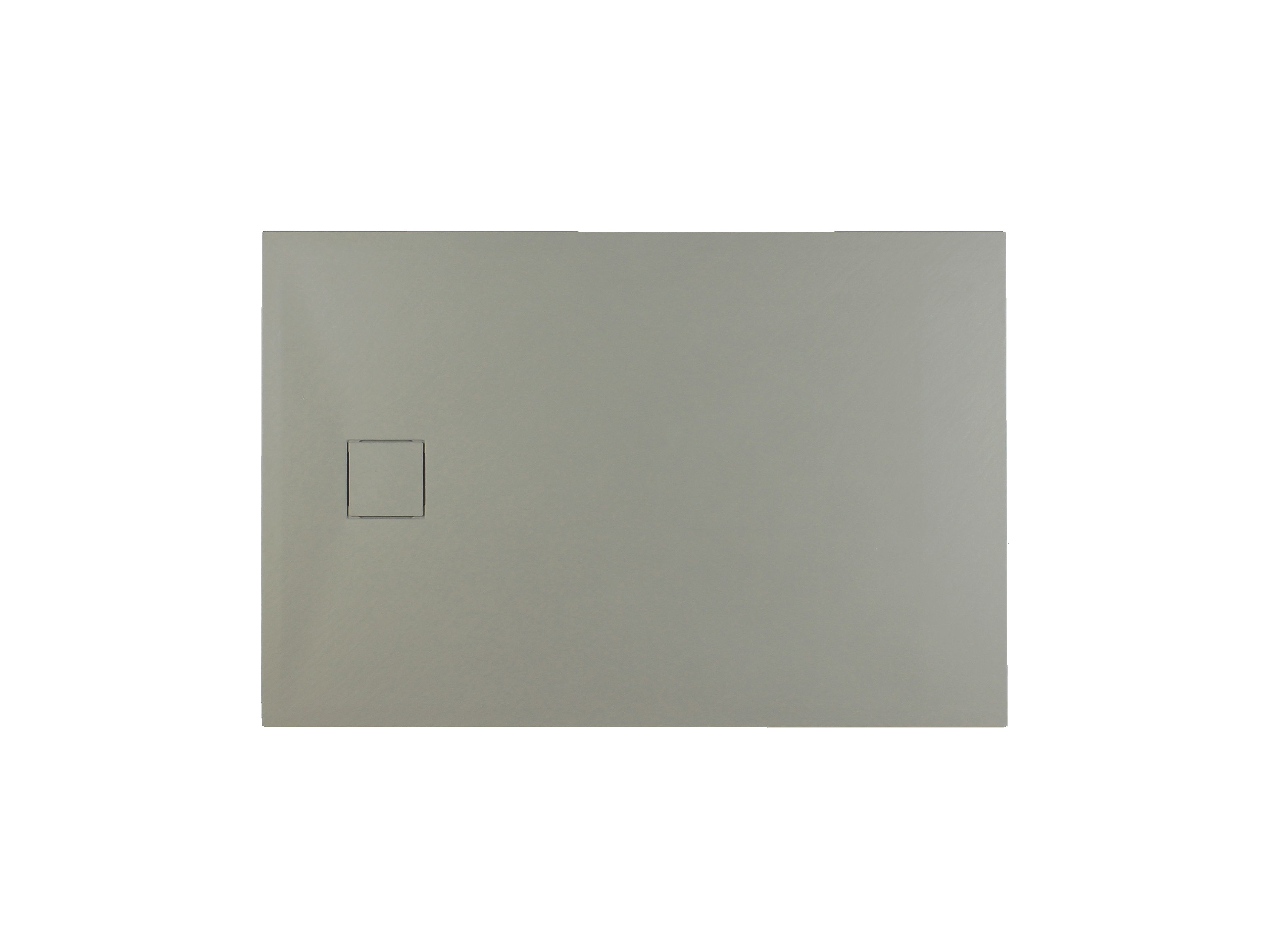 Darmowa Dostawa - Brodzik prostokątny z maskownicą 100x80 cm szary Sea-Horse neoSTONE SMC09S