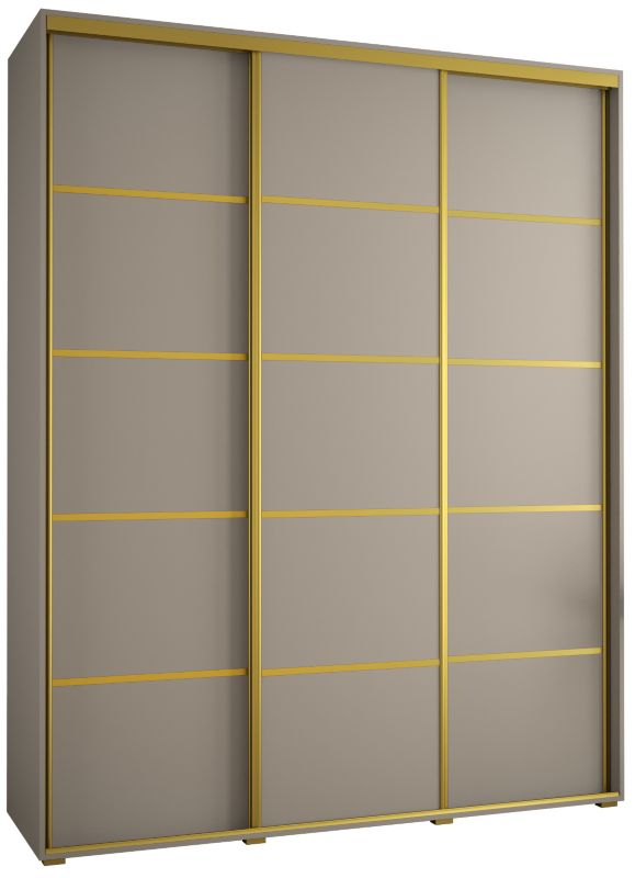 Szafa przesuwna Abiks 45 wysoka Dakota 4 190 kaszmir+kaszmir+złoty 1 szt