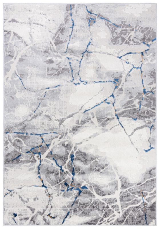 Dywan Wewnętrzny PORTLAND Prostokątny Mazovia 200 x 300 cm Grafitowy Motyw Abstrakcyjny 1 szt.