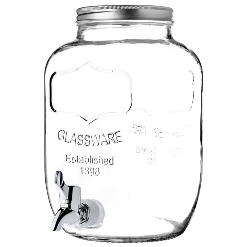 Słoik Z Kranikiem KADAX Z Zakrętką Szklany 4L 1szt.