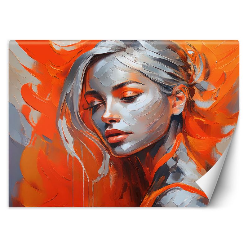 Fototapeta Feeby Kobieta Glamour Pomarańczowy 350x245 1 szt