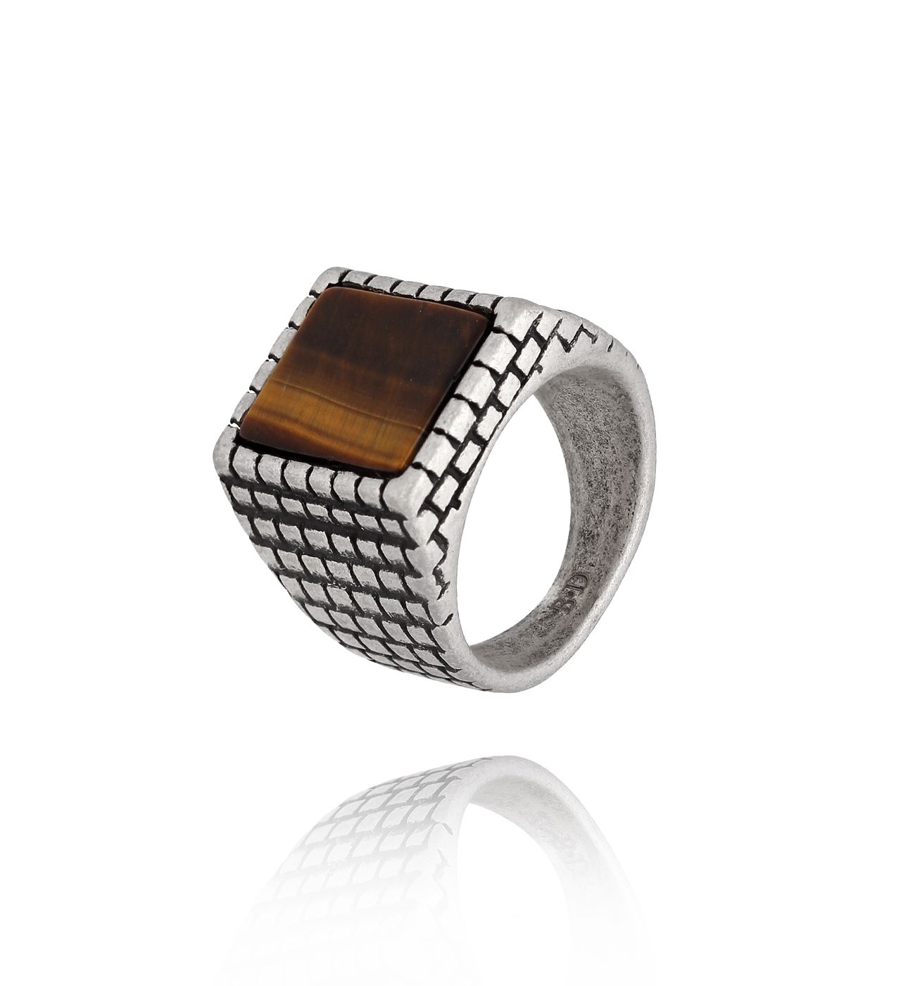 Sygnet męski z tygrysim okiem Kjartan PMITC0074