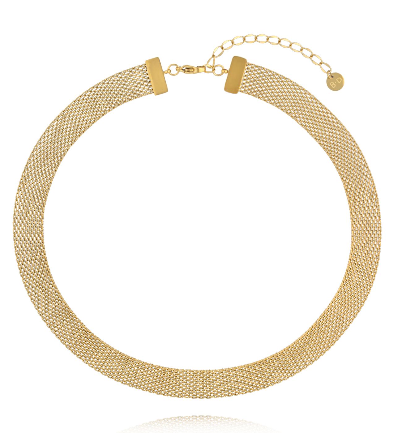 Naszyjnik złoty typu mesh NSY0621 - By Dziubeka