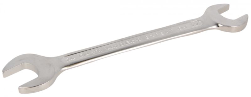 Klucz płaski dwustronny Modeco Expert 22x24 mm Cr-V satin - zawieszka plastikowa - 1 szt.