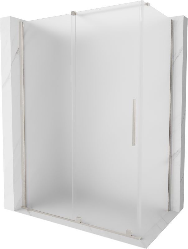 Kabina prysznicowa Mexen Velar rozsuwana 160 x 70 cm szron nikiel szczotkowany 1 szt.