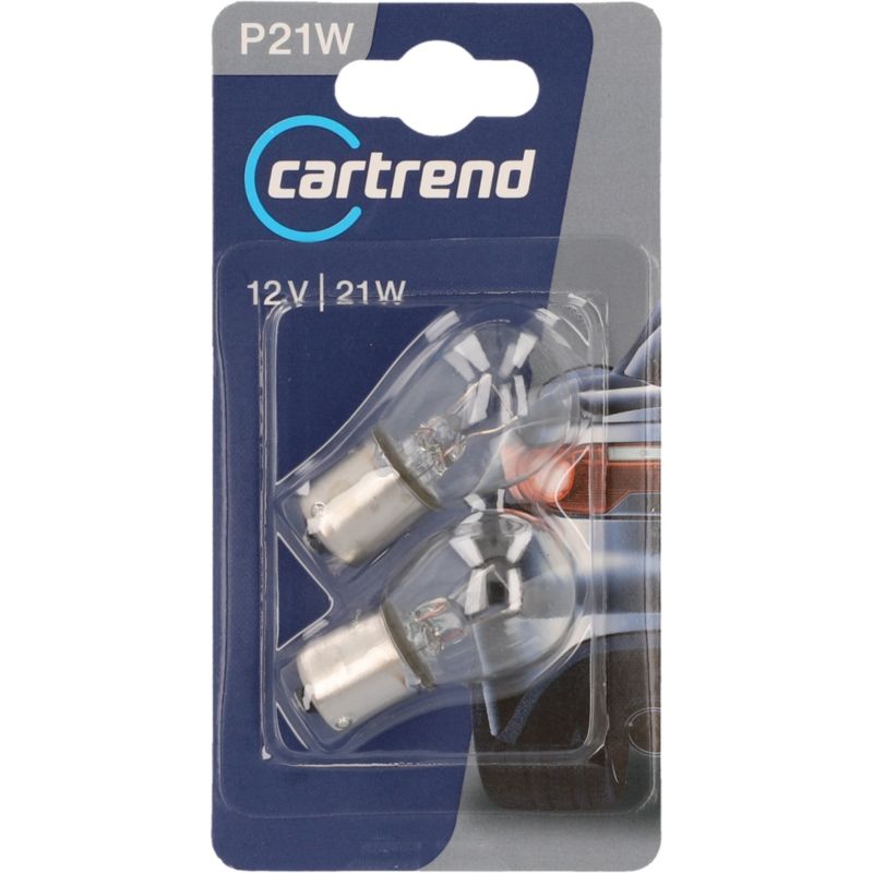 Żarówki samochodowe okrągłe P21W 2 sztuki