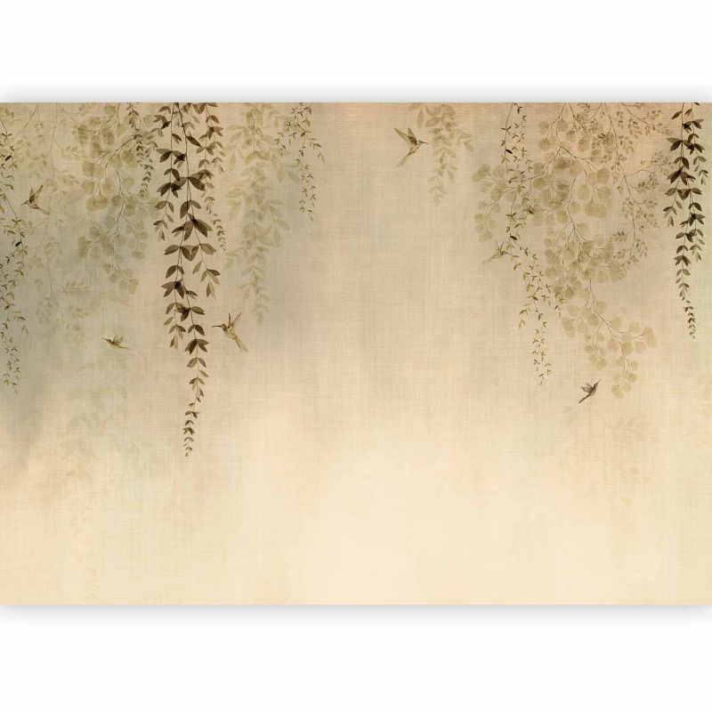 Fototapeta samoprzylepna Artgeist Liście beżowa 441x315 (9 części) 10068aa rolka 1 szt