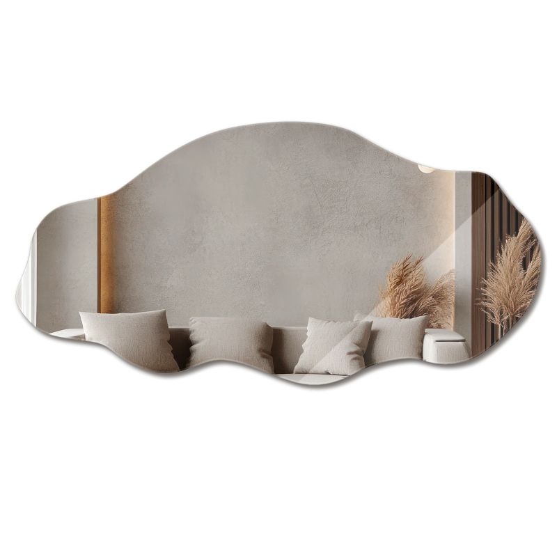 Lustro Ścienne Industrialne ArtPrintCave 40 x 80 cm do Sypialni Salonu Boho 1 szt.