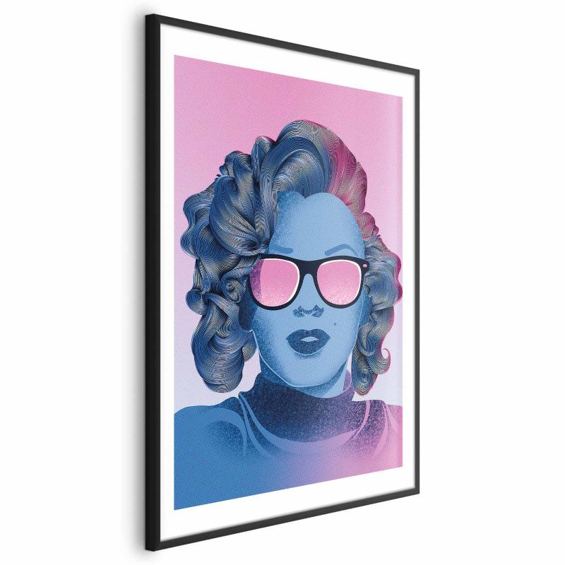 Plakat Artgeist Norma Jeane 60x90 cm z ramą czarną 1 szt