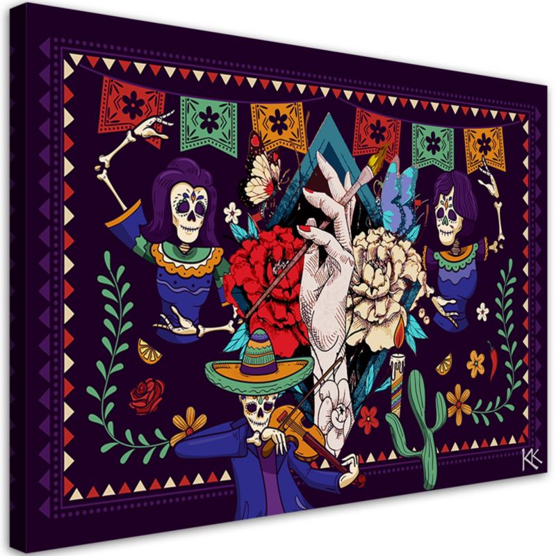 Obraz do salonu Feeby Meksykańska Abstrakcja 120x80 cm 1szt