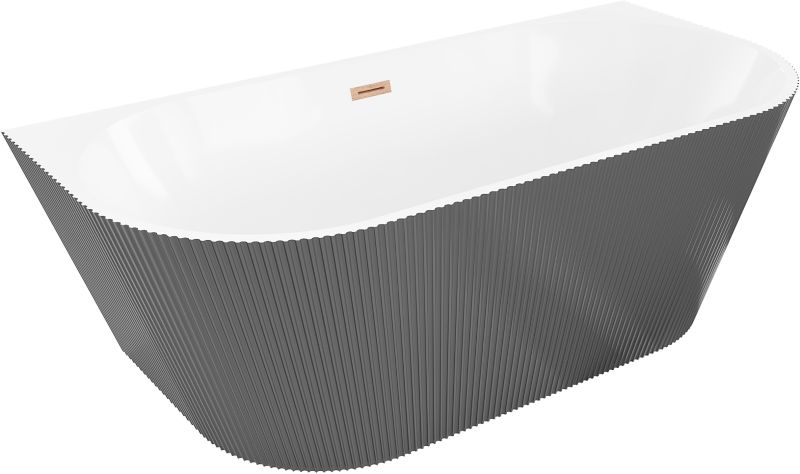 Wanna wolnostojąca Mexen Oris biały/szary 170x80 cm 1 szt.